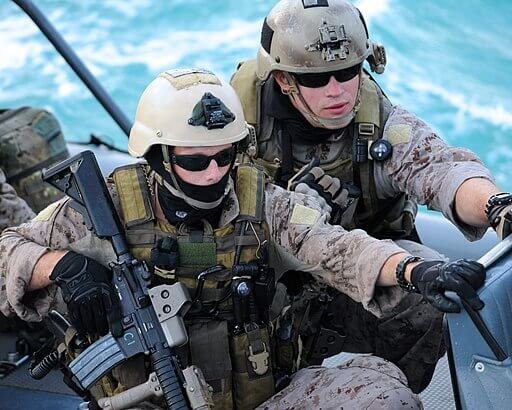 Navy Seals in action for purpose of airsoft loadout